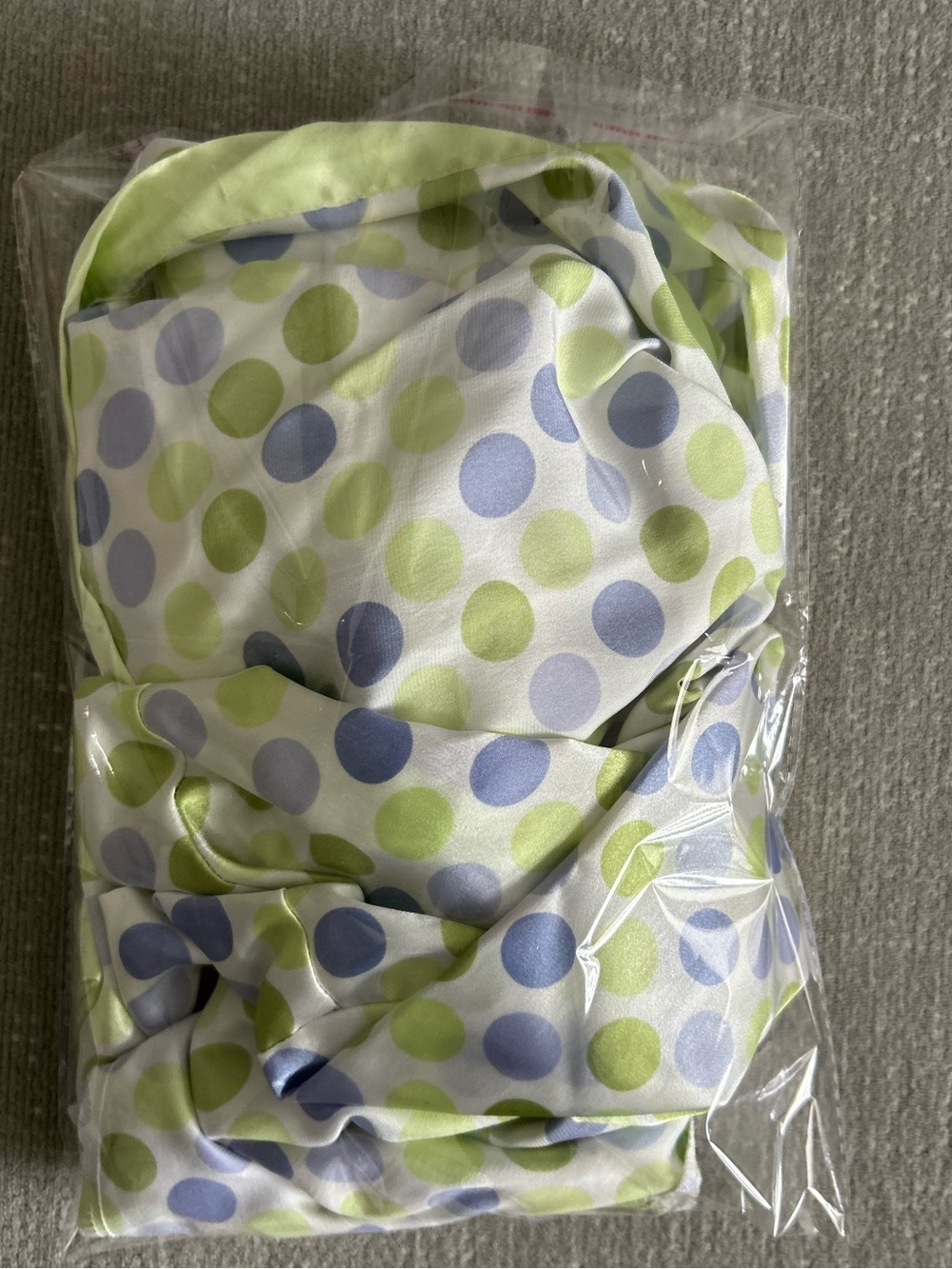 Jones New York Robe Womens Green Polka Dots Sateen Kimono Short Romantic S/M - Picture 8 of 8